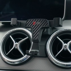 Suport auto in forma T pentru telefon CLEC cu prindere exclusiv pentru Mercedes Benz GLC/ C class , negru