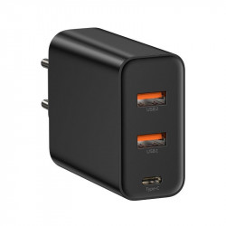 Incarcator priza Baseus USB PPS 2xUSB QC + USB-C PD 60W (Black)