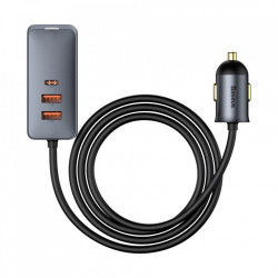 Incarcator Retea USB Baseus Share Together, Quick Charge, 120W, 2x USB - 2x USB Type C, Gri CCBT-A0G