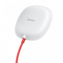 Incarcator wireless original Baseus Suction Cup Wireless , incarcare rapida , safe , QI charge , alb