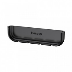 Organizator pentru cabluri telefon + aplicator folie telefon pentru iPhone X/XS , Baseus Cable Fixing Magic Tool , negru
