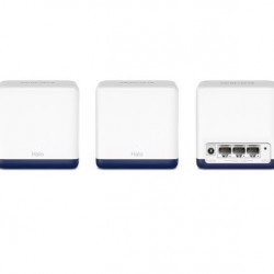 Sistem Wi-Fi Mesh Mercusys Halo H50G(3-pack), AC1900, Full Gigabit, cu acoperire completa pentru casa
