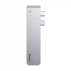 Adaptor/ Hub 5 in 1 Baseus pentru MacBook , gri