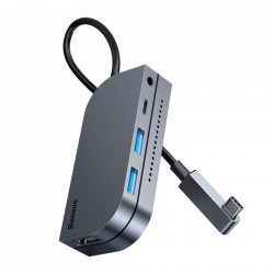 Adaptor/Hub multifunctional 6 in 1, USB Type C memory card reader (USB 3.0, HDMI, micro SD) Power Delivery 60 W gri(CAHUB-CWJ0G)