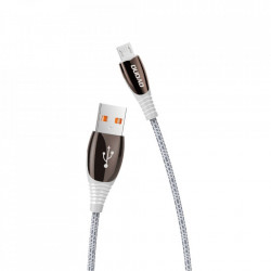 Dudao USB - micro USB 1,23m 3A cablu, gri (L7Pro gri)