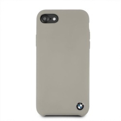Husa telefon din silicon cu interior din microfibra , tip bumper , Bmw pentru Apple iPhone 7/8 , bej