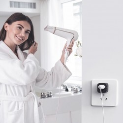 Incarcator telefon retea, Baseus, USB, USB-C, prevazut cu adaptor pentru toate tipurile de prize, negru
