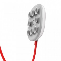 Incarcator wireless original Baseus Suction Cup Wireless , incarcare rapida , safe , QI charge , alb