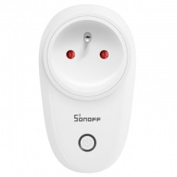 Priza inteligenta Sonoff S26, Wireless, control de la distanta, alb