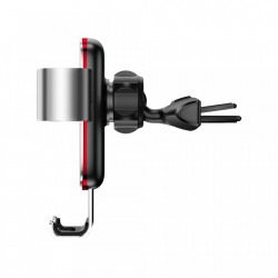 Suport auto cu rotire 360 pentru telefon cu prindere in fanta pentru CD , Baseus Metal Age Gravity , gri