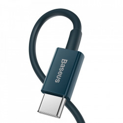 Cablu Baseus Superior USB Type C - Lightning fast charging data cable Power Delivery 20 W 1 m blue (CATLYS-A01)