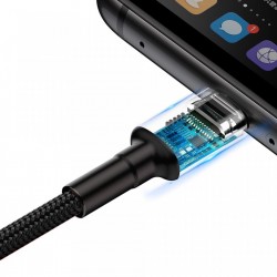 Cablu de date Baseus Cafule HW Quick Charging USB Double-sided Blind Interpolation For Type-C 40W 1m Gri+Negru