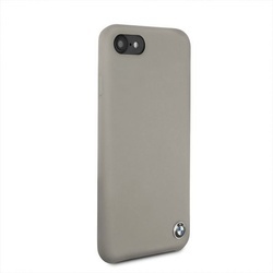 Husa telefon din silicon cu interior din microfibra , tip bumper , Bmw pentru Apple iPhone 7/8 , bej