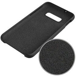 Husa telefon din silicon flexibil cu interior din material microfibra impotriva zgarieturilor , Gema Mixt pentru Samsung Galaxy S10E , albastru inchis