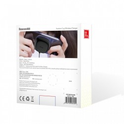 Incarcator wireless original Baseus Suction Cup Wireless , incarcare rapida , safe , QI charge , negru