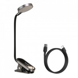 Lampa mini pentru citit, Baseus, gray (DGRAD-0G)
