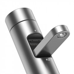 Modulator FM bluetooth si incarcator MP3 fără fir Baseus Energy Column Car (Wireless 5.0 + 5V / 3.1A) Gri