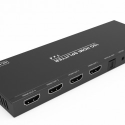 Splitter HDMI 2.0 cu scalare si Audio extractor EVOCONNECT HDV-B14SA, 4K2K@50/60Hz (4:4:4)