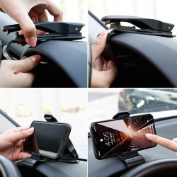 SUPORT AUTO , BASEUS MOUTH BRACKET CU PRINDERE PE BORD , COMPATIBIL CU DEVICE-URILE CU MARIMEA INTRE 3.5 INCH – 7 INCH , ALB
