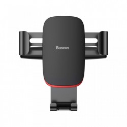 Suport auto cu rotire 360 pentru telefon cu prindere in fanta pentru CD , Baseus Metal Age Gravity , negru