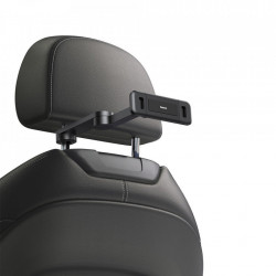 Suport reglabil pentru tetieră reglabil pentru montaj auto Baseus, pentru tablete și smartphone-uri 4,7 "- 12,3" negru (SULR-A01)