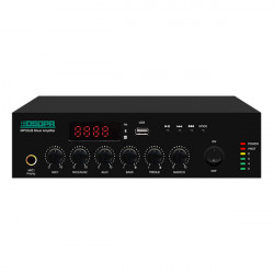 Amplificator cu mixer 60W pe 100V, DSPPA MP60UB cu USB, FM & Bluetooth