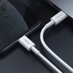 Cablu Joyroom fast charging USB Type C - Lightning (MFI certificate) Power Delivery 3 A 1,2 m white (S-M420)
