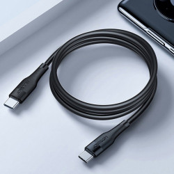 Cablu Joyroom fast charging USB - USB Type C Quick Charge Power Delivery 3 A 60 W 1,2 m black (S-1230M3)