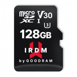 Card de memorie Goodram Microcard 128 GB micro SDHC SDXC UHS-I U3 V30 memory card SD adapter black (IR-M3AA-1280R12)