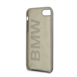 Husa telefon din silicon cu interior din microfibra , tip bumper , Bmw pentru Apple iPhone 7/8 , bej