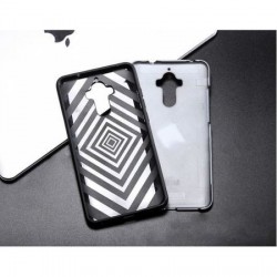 Husa telefon Puky Carbon cu placuta metalica incorporata pentru Huawei P9 Lite 2017 / P8 Lite 2017 / Honor 8 Lite / Nova Lite , negru