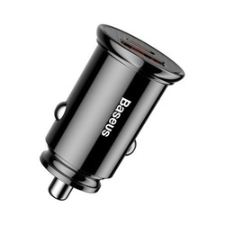 Incarcator auto Baseus Circular PPS Universal Smart USB Quick Charge 4.0 QC 4.0 and USB-C PD 3.0 SCP , negru
