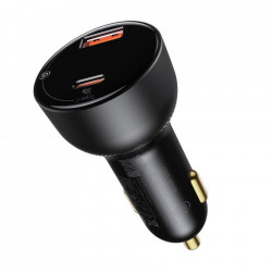 Incarcator Auto Cu Cablu USB Type C Baseus Superme, Quick Charge, 100W, 1 X USB - 1 X USB Tip-C, Negru TZCCZX-01