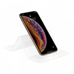 Pad silicon antialunecare pliabil, Baseus, adeziv, transparent