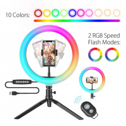 Ring light birou pentru telefon, Blitzwolf BW-SL5 RGB