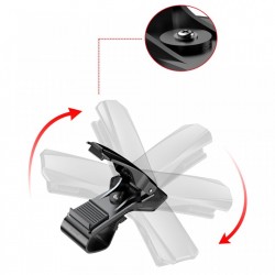 SUPORT AUTO , BASEUS MOUTH BRACKET CU PRINDERE PE BORD , COMPATIBIL CU DEVICE-URILE CU MARIMEA INTRE 3.5 INCH – 7 INCH , ALB