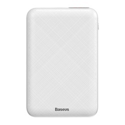 Baterie externa/Power bank mini cu ecran digital , Baseus Mini S , 10000 mAh USB + USB-C PD + Lightning , alba