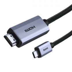 Cablu adaptor Baseus High Definition Series USB tip C - HDMI 2.0 4K 60Hz 1m negru (WKGQ010001)