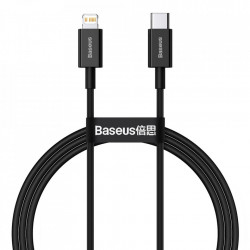 Cablu Baseus Superior USB Type C - Lightning fast charging data cable Power Delivery 20 W 2m black (CATLYS-A01)