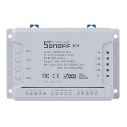 Comutator/Releu WiFi inteligent 4 canale Sonoff 4CH R2