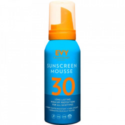 EVY TECHNOLOGY Sunscreen Mousse Crema de fata si corp spuma cu SPF 30 Unisex 100 ml