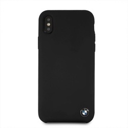 Husa telefon din silicon cu interior din microfibra , tip bumper , Bmw pentru Apple iPhone X/Xs , neagra