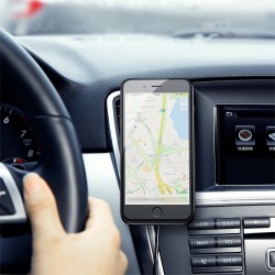 Husa telefon multifunctionala, Baseus Multi-function, cu suport auto si incarcare wireless, pentru iPhone 8 Plus / 7 Plus , negru