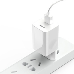 Incarcator priza Baseus Charging Quick Charger Travel Charger Adapter Wall Charger USB Quick Charge 3.0 QC 3.0 biały white (CCALL-BX02)