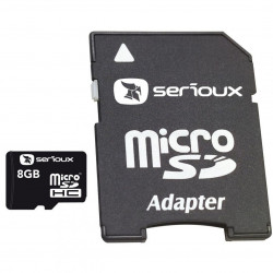 MICROSDHC 8GB SERIOUX CU ADAPTOR CL10