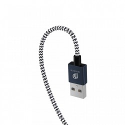 Set 2 cabluri de date si incarcare Dux Ducis K Two , 1 x Micro Usb 100 cm 5V 2A si 1 x Micro Usb 20 cm 5V 3A , albastru