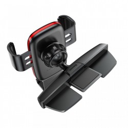 Suport auto cu rotire 360 pentru telefon cu prindere in fanta pentru CD , Baseus Metal Age Gravity , negru