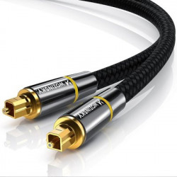 Cablu fibra audio optica digitala Wozinsky Toslink SPDIF 2m negru (WOPT-15)
