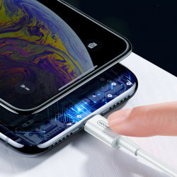 Cablu Joyroom fast charging USB Type C - Lightning (MFI certificate) Power Delivery 3 A 1,2 m white (S-M420)