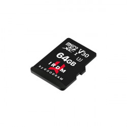 Card de memorie Goodram Microcard 64 GB micro SDHC SDXC UHS-I U3 V30 memory card SD adapter black (IR-M3AA-1280R12)